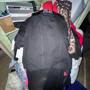 Tahari Black Midi Skirt